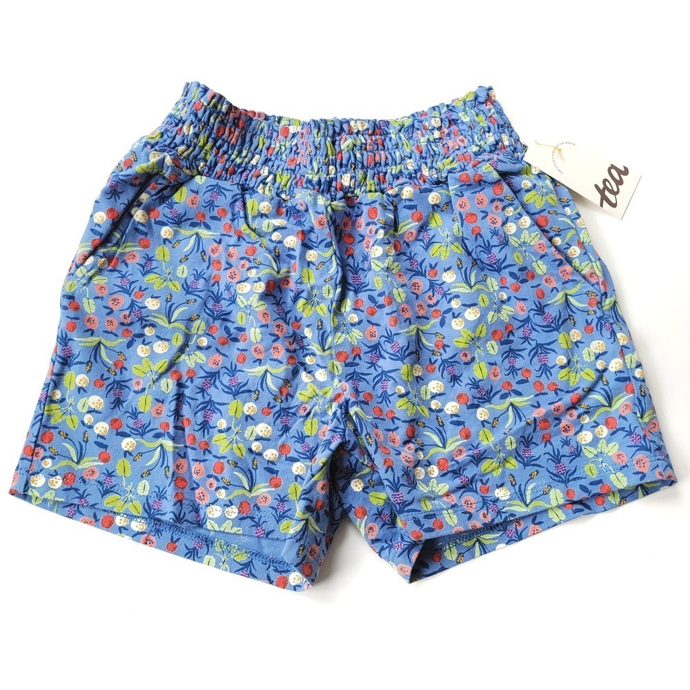 New Tea Size 6 Floral Paperbag High Waist Shorts Collection NWT Island